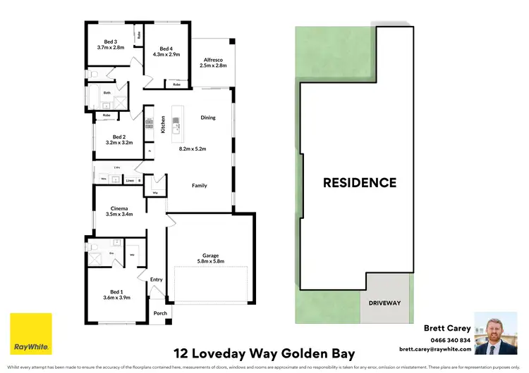 Floorplan of Homely house listing, 12 Loveday Way, Golden Bay WA 6174