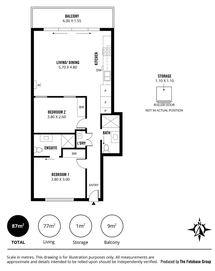 Floorplan of Homely apartment listing, 305/271-281 Gouger Street, Adelaide SA 5000