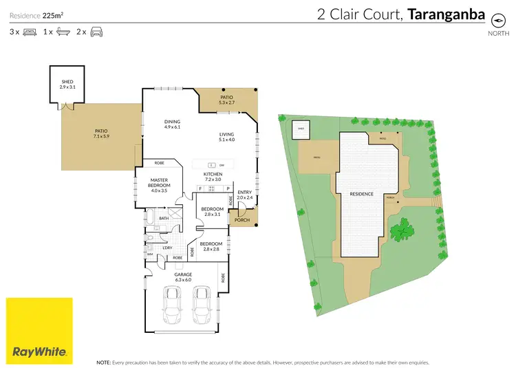 Floorplan of Homely house listing, 2 Clair Court, Taranganba QLD 4703