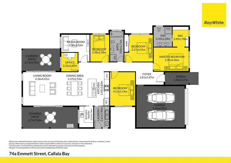 Floorplan of Homely house listing, 74A Emmett Street, Callala Bay NSW 2540