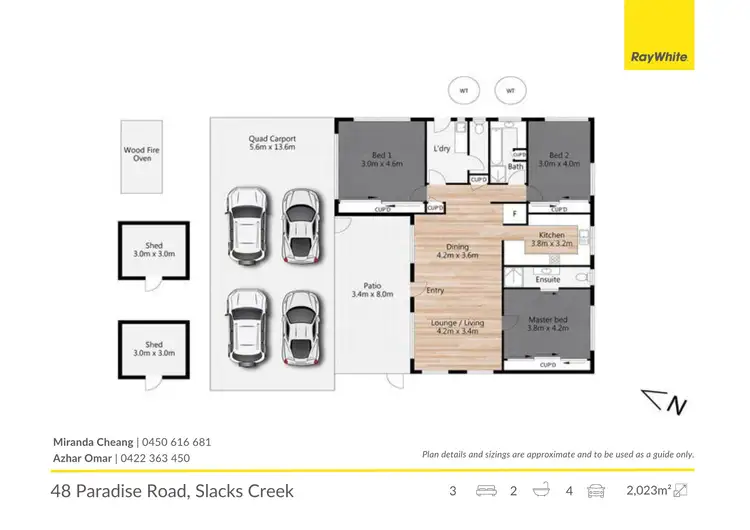 Floorplan of Homely house listing, 48 Paradise Road, Slacks Creek QLD 4127
