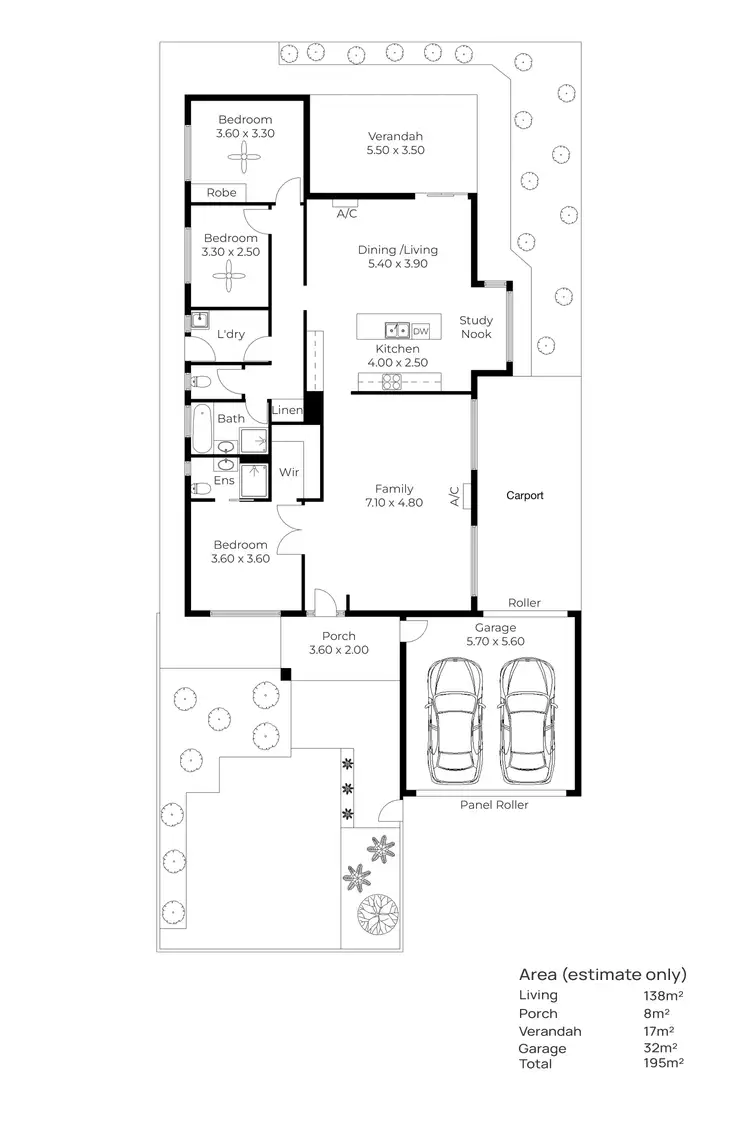 Floorplan of Homely house listing, 34 South Australia One Drive, North Haven SA 5018