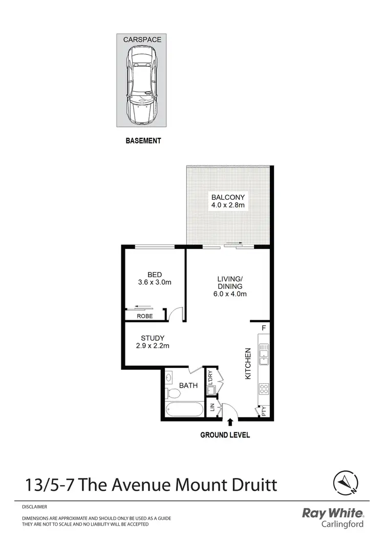 Floorplan of Homely apartment listing, 13/5-7 The Avenue, Mount Druitt NSW 2770