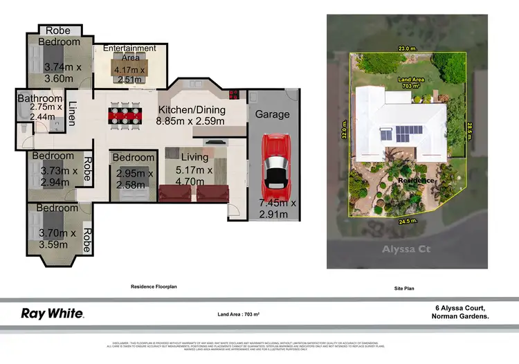 Floorplan of Homely house listing, 6 Alyssa Court, Norman Gardens QLD 4701