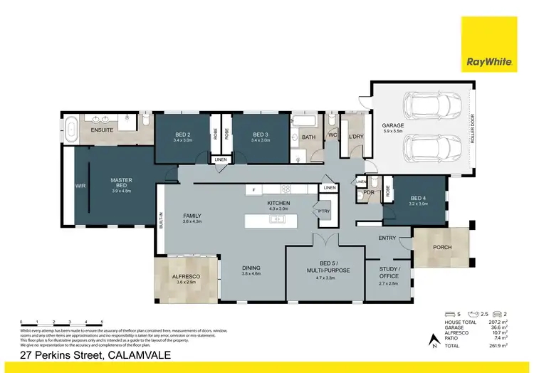 Floorplan of Homely house listing, 27 Perkins Street, Calamvale QLD 4116