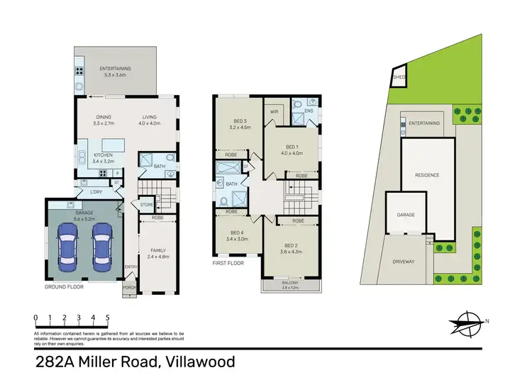 Floorplan of Homely house listing, 282A Miller Road, Villawood NSW 2163