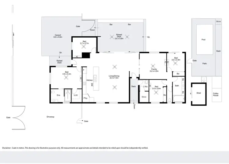 Floorplan of Homely house listing, 4 Nishioka Way, Bilingurr WA 6725