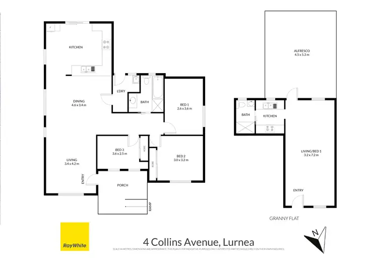 Floorplan of Homely house listing, 4 Collins Avenue, Lurnea NSW 2170