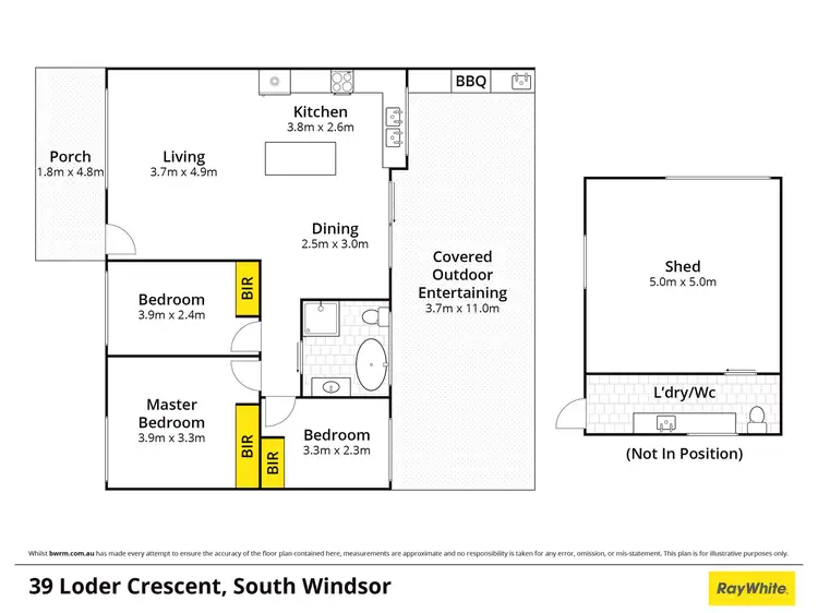Floorplan of Homely house listing, 39 Loder Crescent, South Windsor NSW 2756