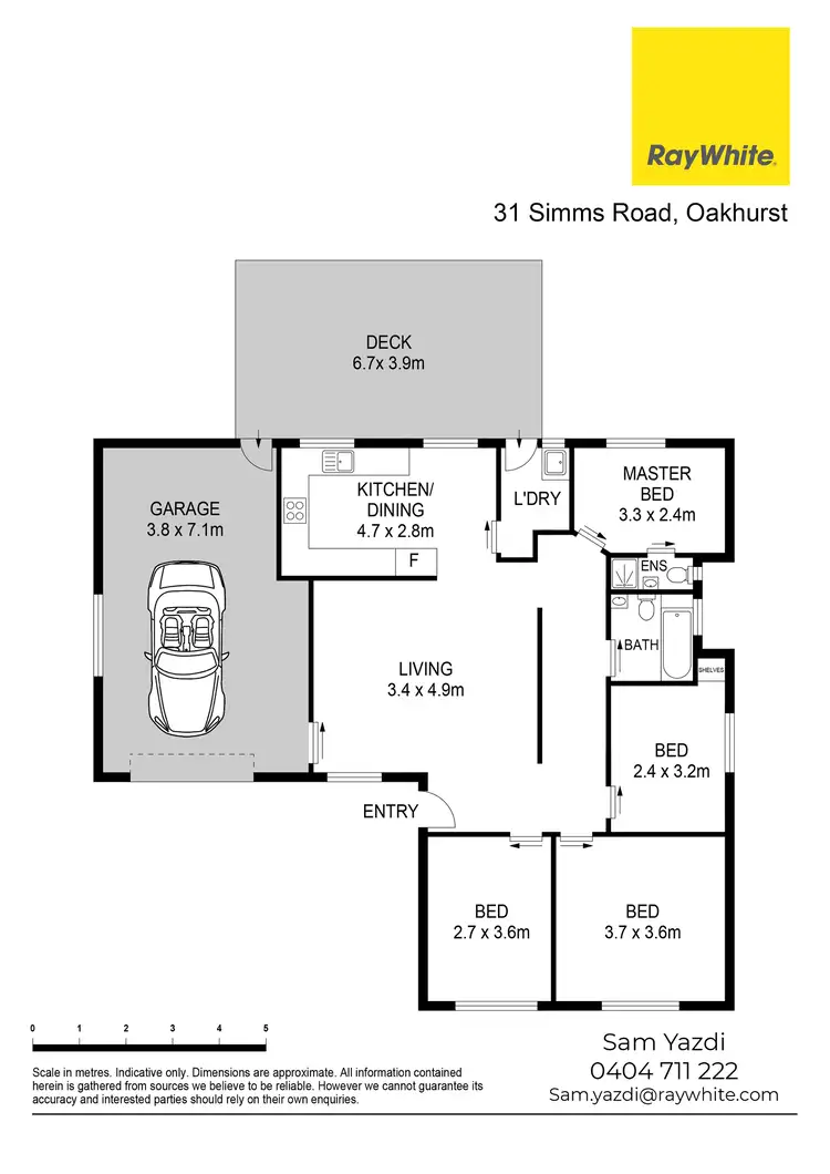 Floorplan of Homely house listing, 31 Simms Road, Oakhurst NSW 2761