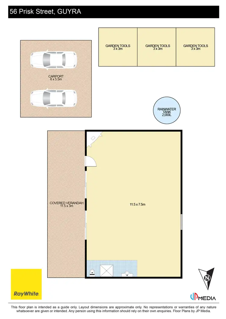 Floorplan of Homely other listing, 56 Prisk Street, Guyra NSW 2365