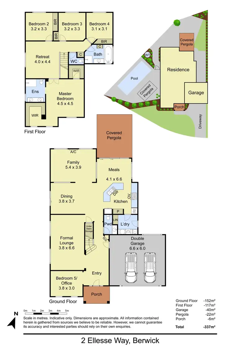 Floorplan of Homely house listing, 2 Ellesse Way, Berwick VIC 3806