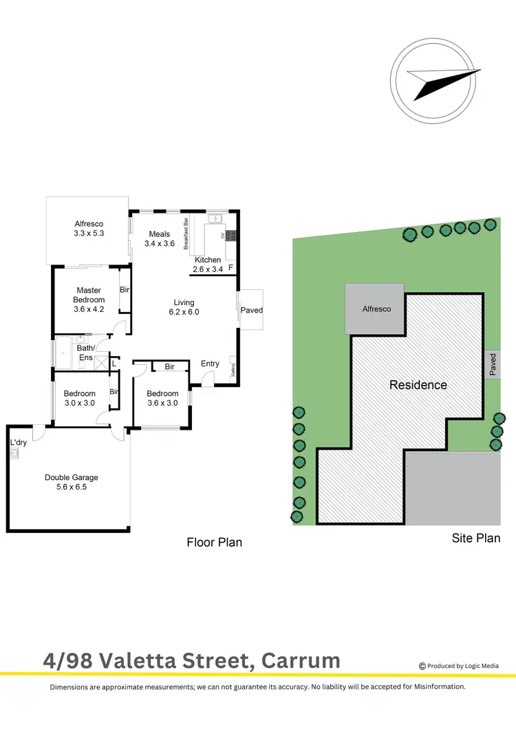 Floorplan of Homely unit listing, 4/98-100 Valetta Street, Carrum VIC 3197