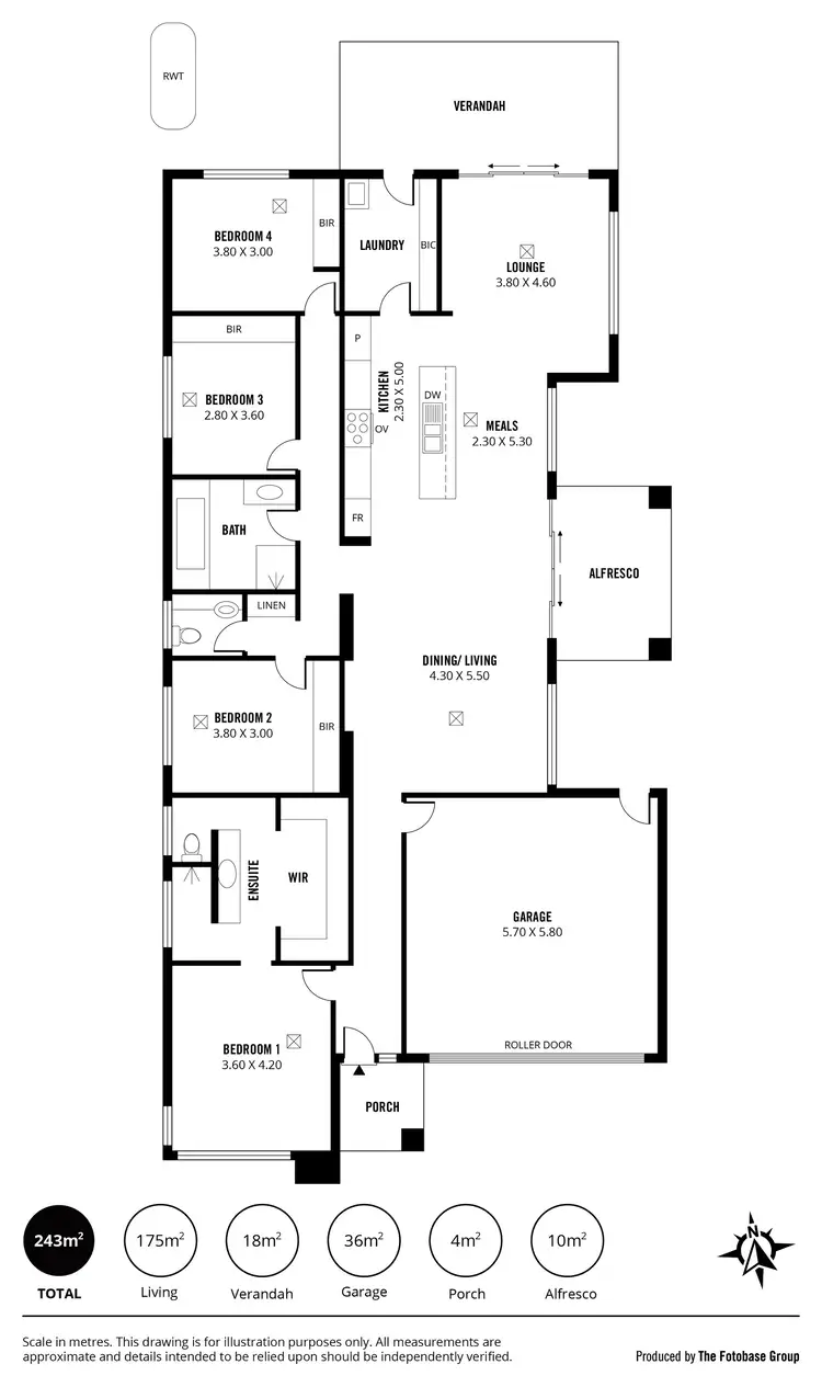 Floorplan of Homely house listing, 22 Rosewater Circuit, Mount Barker SA 5251