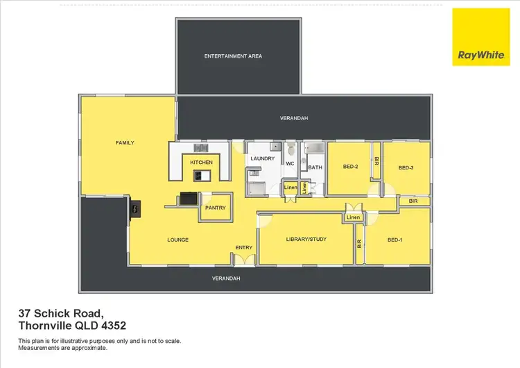 Floorplan of Homely rural property listing, 37 Schick Road, Thornville QLD 4352