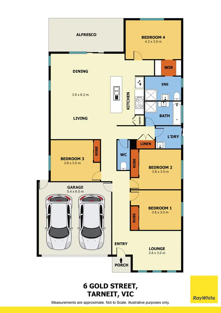 Floorplan of Homely house listing, 6 Gold Street, Tarneit VIC 3029