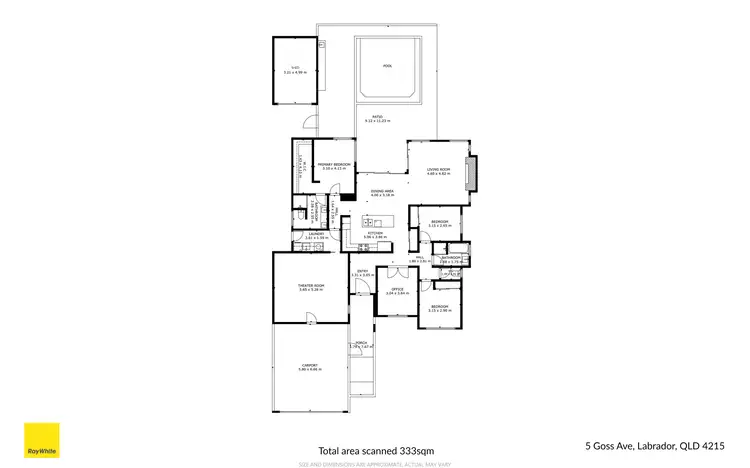 Floorplan of Homely house listing, 5 Goss Avenue, Labrador QLD 4215