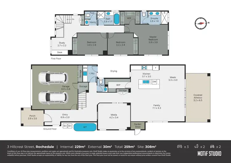 Floorplan of Homely house listing, 3 Hillcrest Street, Rochedale QLD 4123