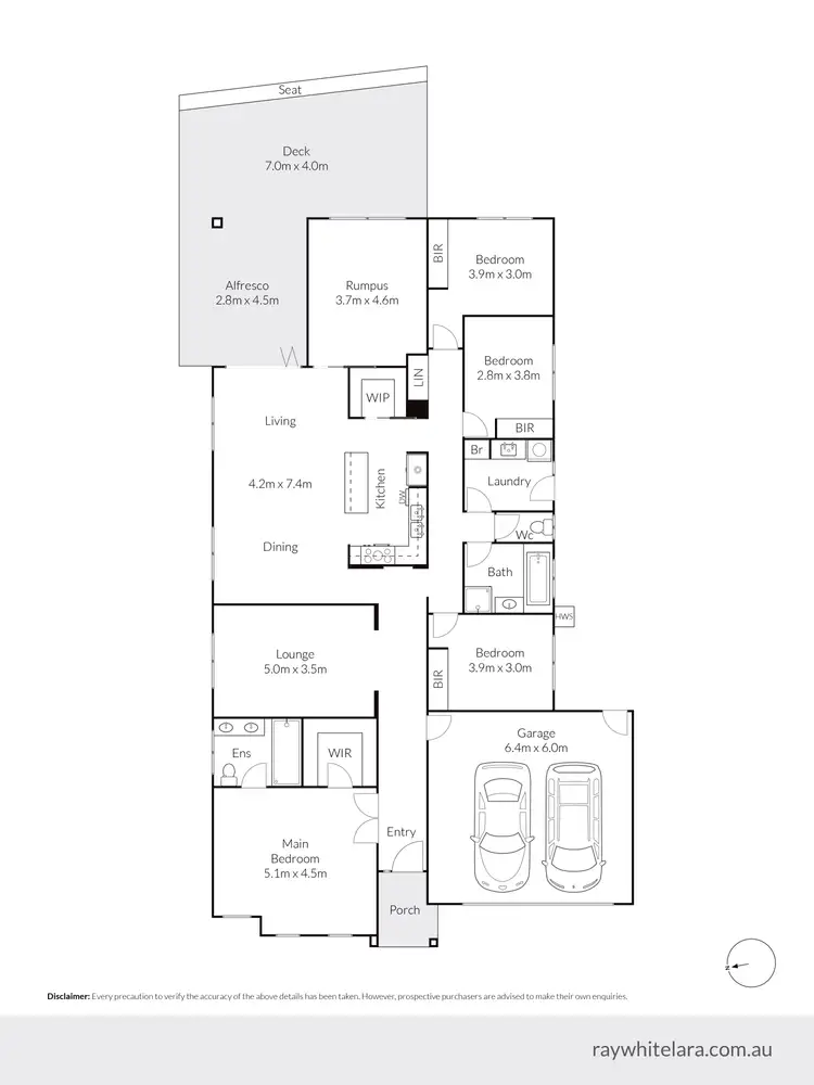 Floorplan of Homely house listing, 38 Caddys Road, Lara VIC 3212