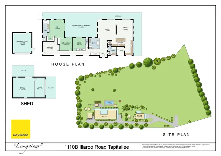 Floorplan of Homely rural property listing, 1110B Illaroo Road, Tapitallee NSW 2540