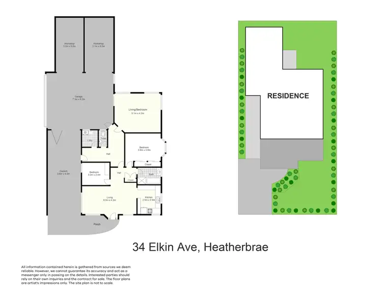 Floorplan of Homely house listing, 34 Elkin Avenue, Heatherbrae NSW 2324