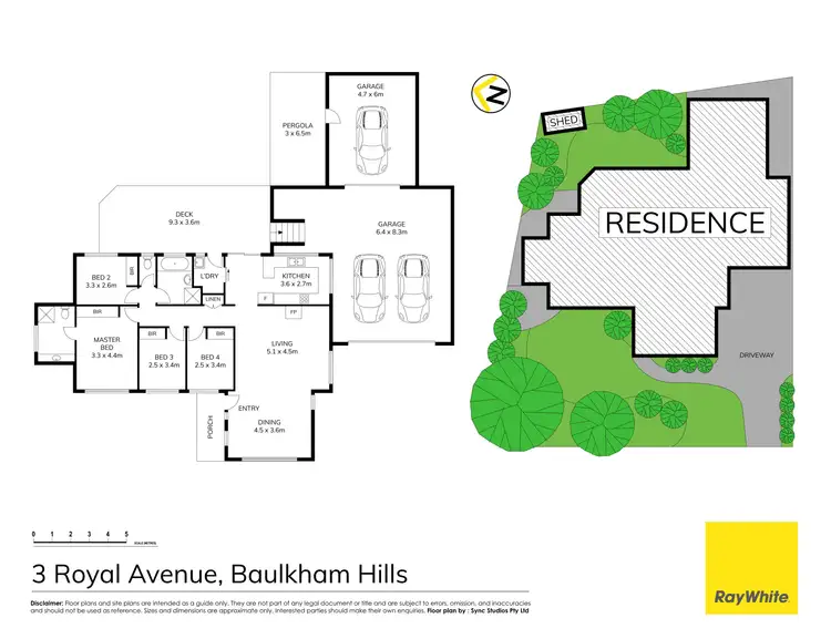 Floorplan of Homely house listing, 3 Royal Avenue, Baulkham Hills NSW 2153