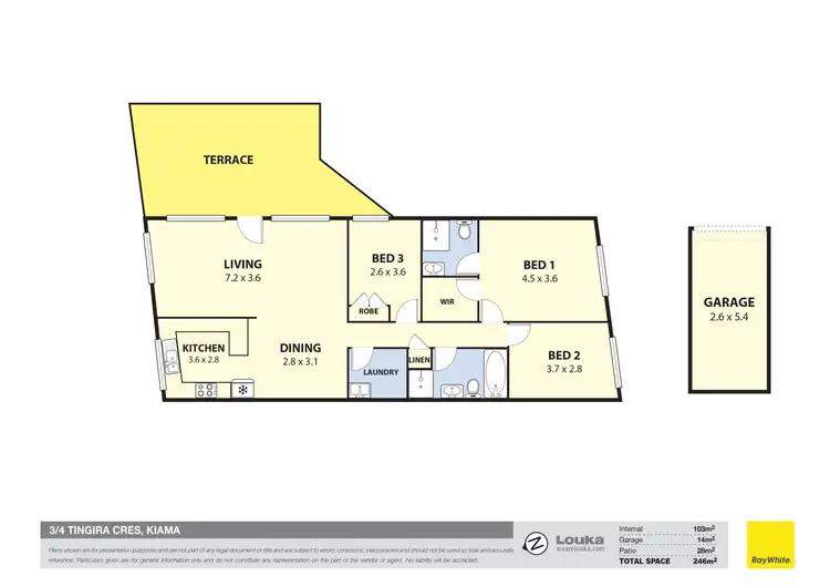 Floorplan of Homely apartment listing, 3/4 Tingira Crescent, Kiama NSW 2533
