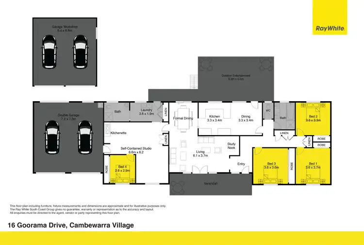 Floorplan of Homely house listing, 16 Goorama Drive, Cambewarra Village NSW 2540