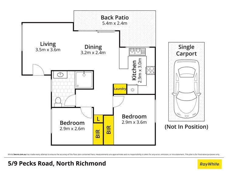 Floorplan of Homely house listing, 5/9 Pecks Road, North Richmond NSW 2754