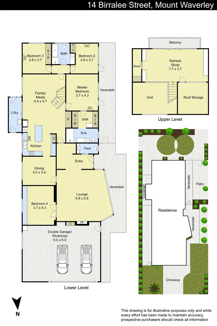 Floorplan of Homely house listing, 14 Birralee Street, Mount Waverley VIC 3149