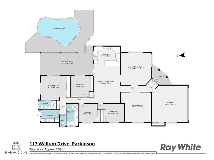 Floorplan of Homely house listing, 117 Wallum Drive, Parkinson QLD 4115