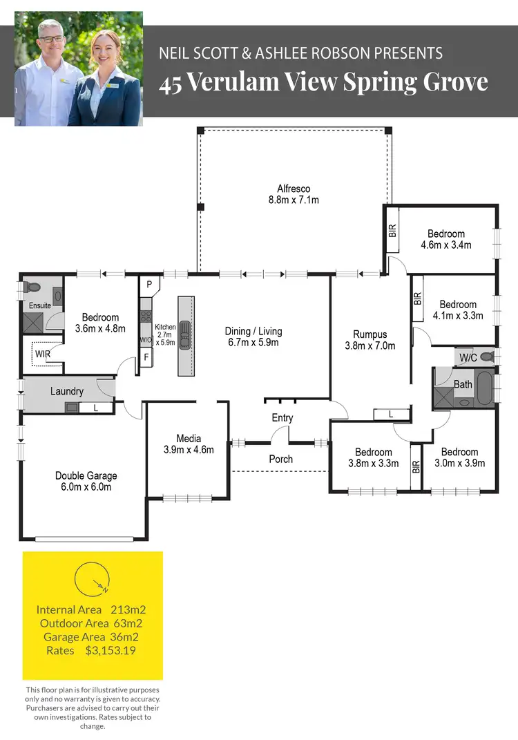 Floorplan of Homely house listing, 45 Verulam View, Spring Grove NSW 2470