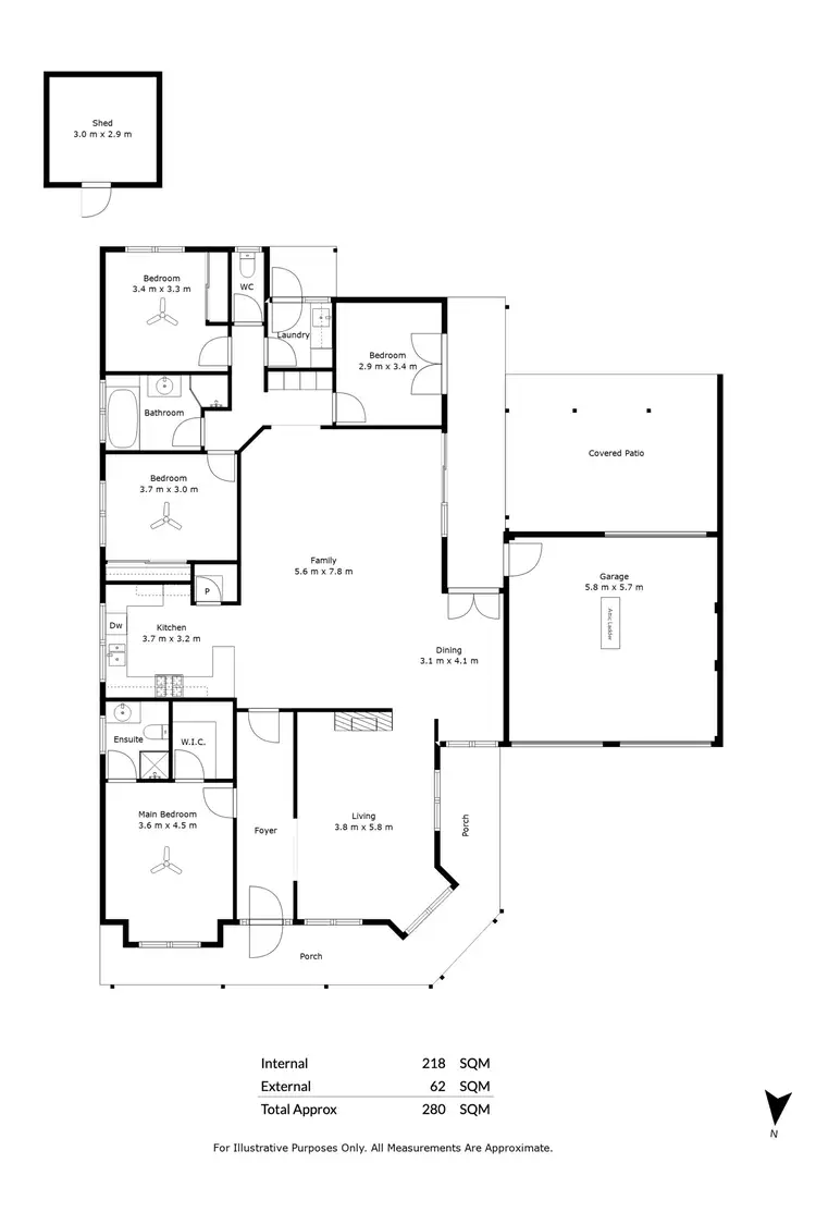 Floorplan of Homely house listing, 40 Parkview Avenue, Grange SA 5022