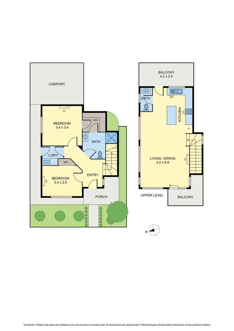Floorplan of Homely townhouse listing, 1/38 Charles Street, Brunswick VIC 3056