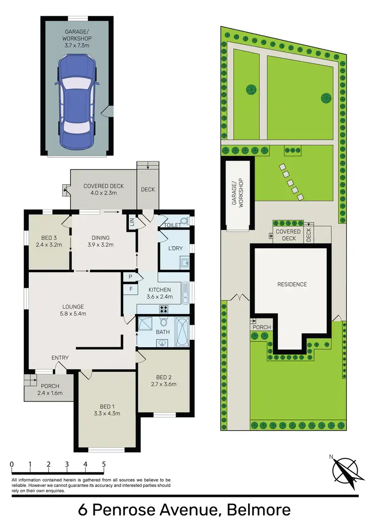 Floorplan of Homely house listing, 6 Penrose Avenue, Belmore NSW 2192