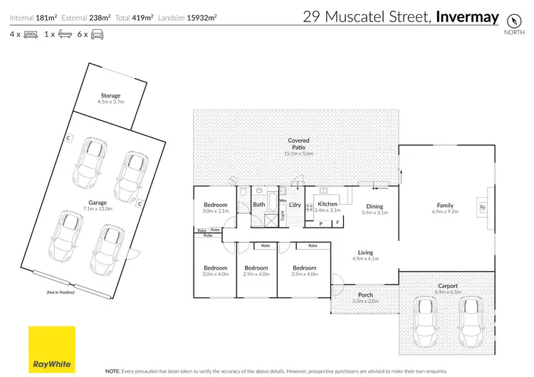 Floorplan of Homely house listing, 29 Muscatel Street, Invermay VIC 3352