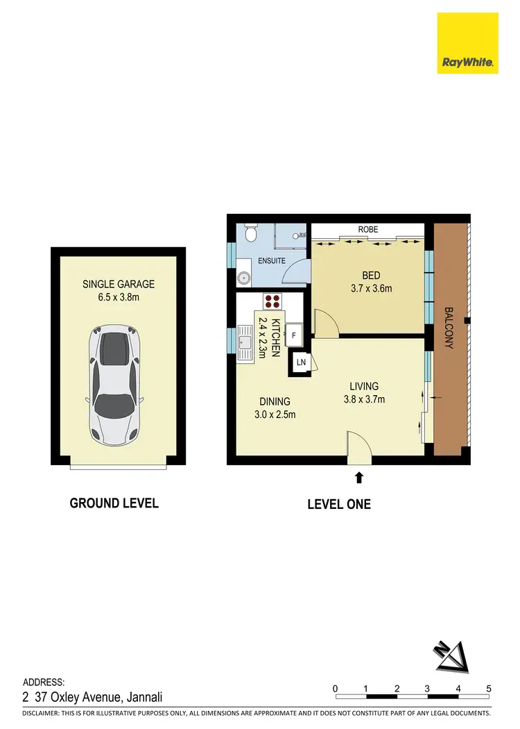 Floorplan of Homely apartment listing, 2/37 Oxley Avenue, Jannali NSW 2226