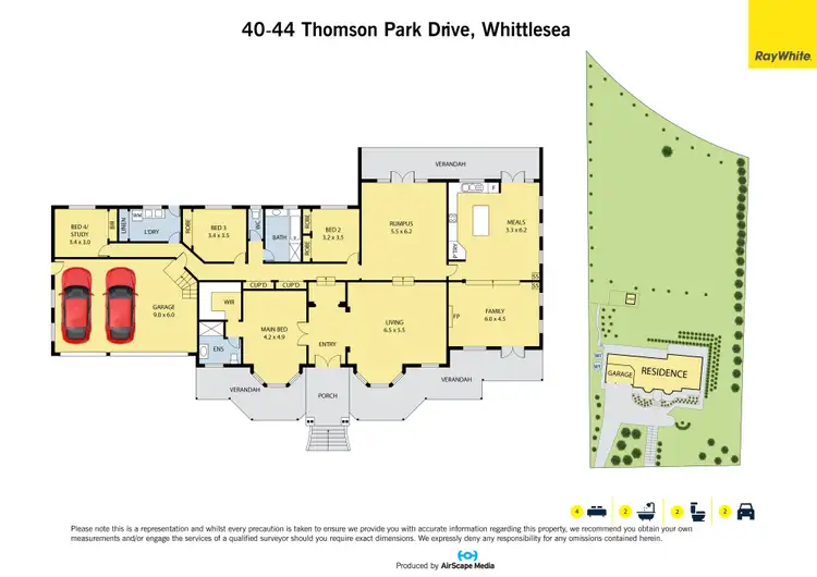 Floorplan of Homely house listing, 40-44 Thomson Park Drive, Whittlesea VIC 3757