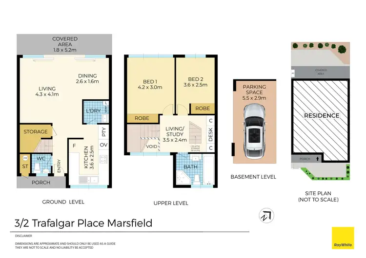 Floorplan of Homely townhouse listing, 3/2 Trafalgar Place, Marsfield NSW 2122