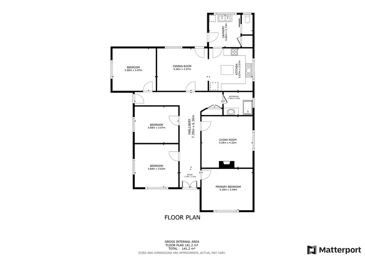 Floorplan of Homely house listing, 155 Ridge Road, Tresco VIC 3583