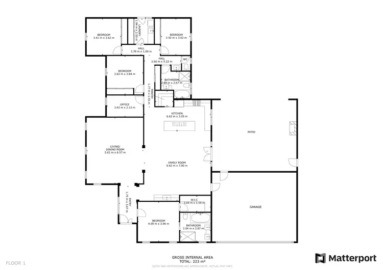 Floorplan of Homely house listing, 1 Manna Street, Swan Hill VIC 3585
