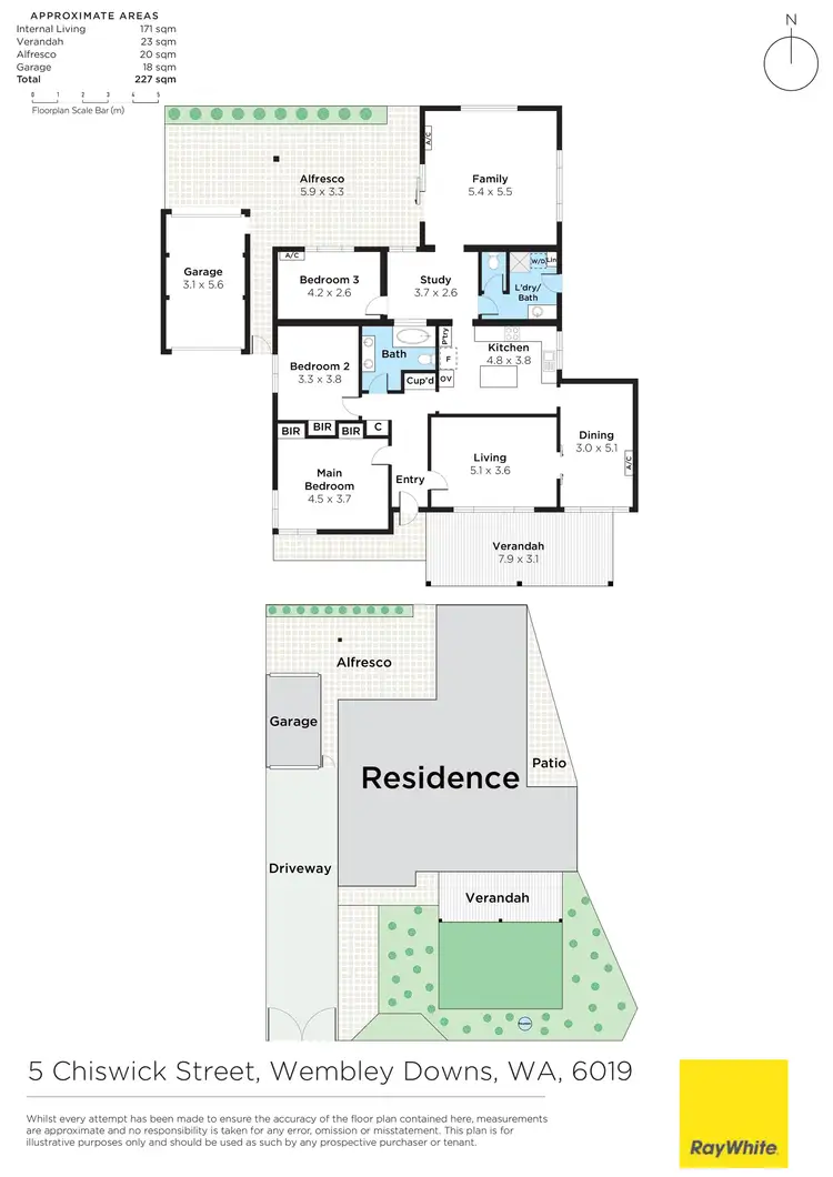 Floorplan of Homely house listing, 5 Chiswick Street, Wembley Downs WA 6019