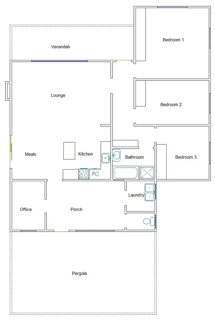 Floorplan of Homely house listing, 112 Ramsay Terrace, Bordertown SA 5268