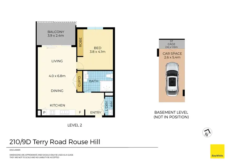 Floorplan of Homely apartment listing, 210/9D Terry Road, Rouse Hill NSW 2155