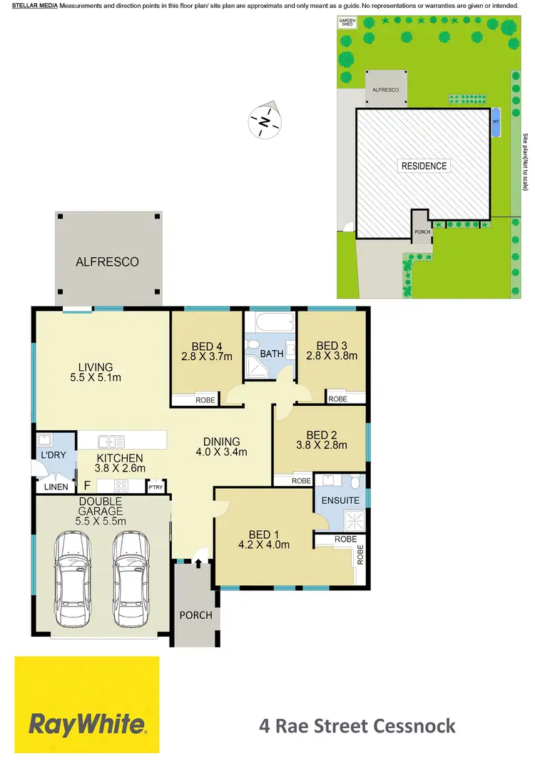 Floorplan of Homely house listing, 4 Rae Street, Cessnock NSW 2325