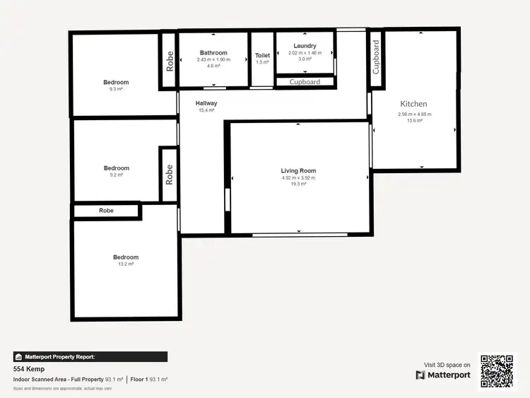 Floorplan of Homely house listing, 554 Kemp Street, Lavington NSW 2641