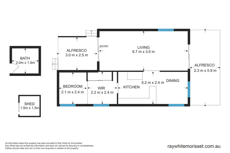 Floorplan of Homely villa listing, 184/71 Ruttleys Road, Wyee NSW 2259
