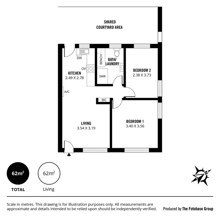Floorplan of Homely unit listing, 10/22 Broad Street, Marden SA 5070