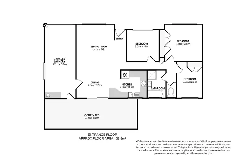Floorplan of Homely house listing, 135 Coachwood Drive, Medowie NSW 2318
