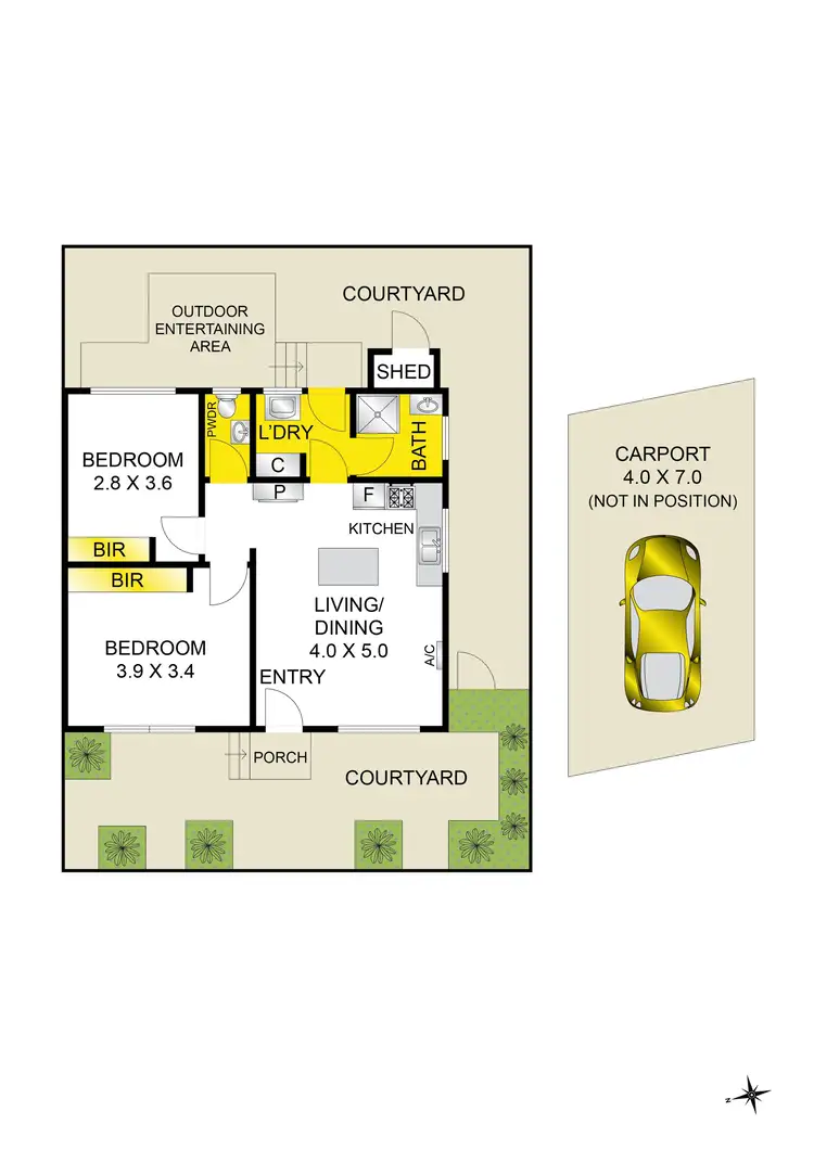 Floorplan of Homely unit listing, 5/47 Sladen Street, Hamlyn Heights VIC 3215